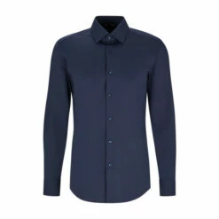 BOSS Slim Fit Blue Formal Shirt -BOSS Shop unnamed file 2072