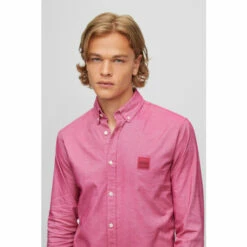 BOSS Pink Mabsoot Shirt -BOSS Shop unnamed file 2083