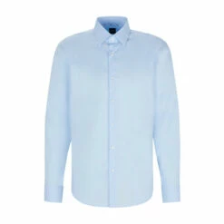 BOSS Regular Fit Blue Formal Shirt -BOSS Shop unnamed file 2130