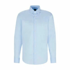 BOSS Regular Fit Blue Formal Shirt -BOSS Shop unnamed file 2131