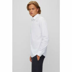 BOSS Regular Fit White Formal Shirt -BOSS Shop unnamed file 2134