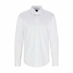 BOSS Regular Fit White Formal Shirt -BOSS Shop unnamed file 2136