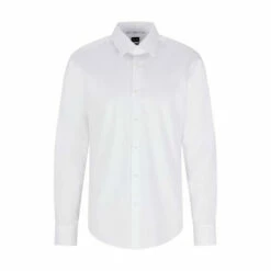 BOSS Regular Fit White Formal Shirt -BOSS Shop unnamed file 2137