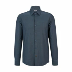 BOSS Slim Fit Blue Dress Shirt -BOSS Shop unnamed file 2143