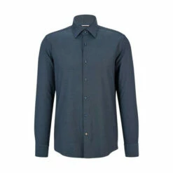 BOSS Slim Fit Blue Dress Shirt -BOSS Shop unnamed file 2144