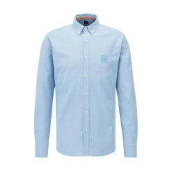 BOSS Blue Mabsoot Shirt -BOSS Shop unnamed file 2155