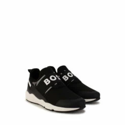 BOSS Logo Mesh Trainers Black -BOSS Shop unnamed file 2225