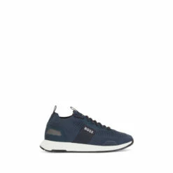 BOSS Titanium Blue Trainers