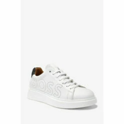 BOSS White Bulton Trainers -BOSS Shop unnamed file 2324