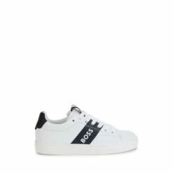 BOSS White Logo Trainers -BOSS Shop unnamed file 2356
