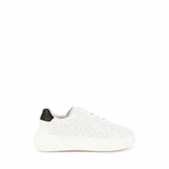 BOSS White Logo Trainers -BOSS Shop unnamed file 2388