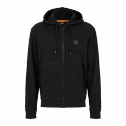BOSS Zetalky Black Zip Through Hoodie -BOSS Shop unnamed file 2500