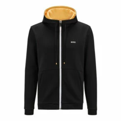 BOSS Saggy 1 Zip Through Black Hoodie -BOSS Shop unnamed file 2519