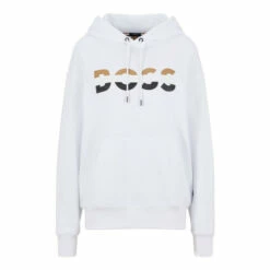 BOSS White Econy Hoodie -BOSS Shop unnamed file 2526