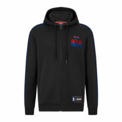 BOSS Black W Zip NBA Zip Through Hoodie