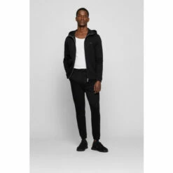 BOSS Saggy Curved Black Hoodie -BOSS Shop unnamed file 2636