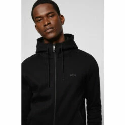 BOSS Saggy Curved Black Hoodie -BOSS Shop unnamed file 2637