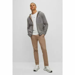 BOSS Grey Zetalk Zip Through Hoodie -BOSS Shop unnamed file 2642