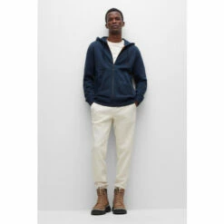 BOSS Blue Zetalky Zip Through Hoodie -BOSS Shop unnamed file 2680