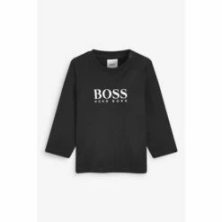 BOSS Black Logo Long Sleeve T-Shirt