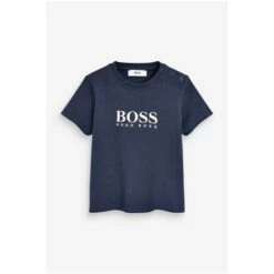 BOSS Baby Navy Logo TShirt -BOSS Shop unnamed file 293