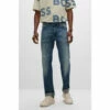 BOSS Straight Fit Blue Maine Jeans