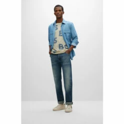 BOSS Straight Fit Blue Maine Jeans -BOSS Shop unnamed file 2957