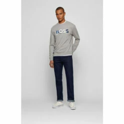 BOSS Blue Maine Straight Fit Jeans -BOSS Shop unnamed file 2964