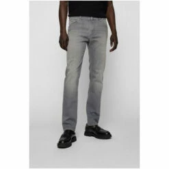 BOSS Grey Maine Straight Fit Jeans -BOSS Shop unnamed file 2975