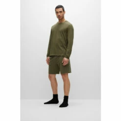BOSS Green Mix & Match Long Sleeve T-Shirt -BOSS Shop unnamed file 302