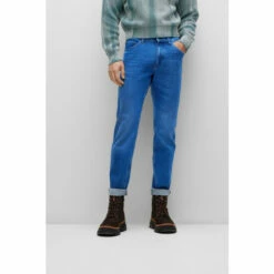 BOSS Blue Taber Tapered Fit Jeans