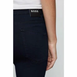 BOSS Womens Super Skinny Blue Cropped Jeans -BOSS Shop unnamed file 3083