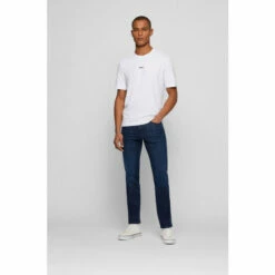 BOSS Blue Maine Straight Fit Jeans -BOSS Shop unnamed file 3106