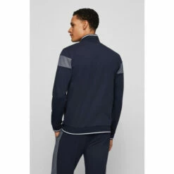 BOSS Blue Tracksuit Zip Thru Jacket -BOSS Shop unnamed file 3111