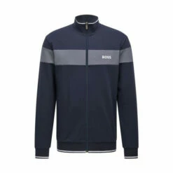 BOSS Blue Tracksuit Zip Thru Jacket -BOSS Shop unnamed file 3115