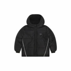 BOSS Logo Hooded Puffer Jacket Yellow -BOSS Shop unnamed file 3118