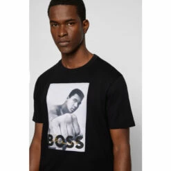 BOSS X Muhammad Ali Black Goat T-Shirt -BOSS Shop unnamed file 321
