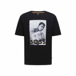 BOSS X Muhammad Ali Black Goat T-Shirt -BOSS Shop unnamed file 323