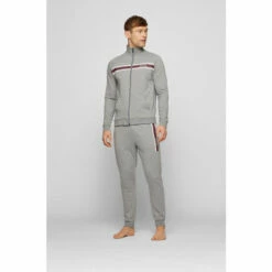 BOSS Grey Authentic Zip Thru Jacket -BOSS Shop unnamed file 3361