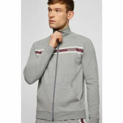 BOSS Grey Authentic Zip Thru Jacket -BOSS Shop unnamed file 3362