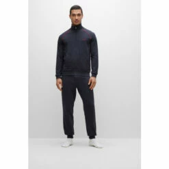 BOSS Blue Mix And Match Zip Through Jacket -BOSS Shop unnamed file 3393