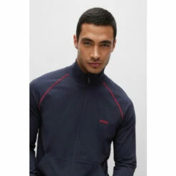 BOSS Blue Mix And Match Zip Through Jacket -BOSS Shop unnamed file 3394