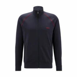 BOSS Blue Mix And Match Zip Through Jacket -BOSS Shop unnamed file 3395