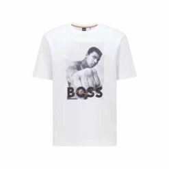BOSS X Muhammad Ali White Goat T-Shirt -BOSS Shop unnamed file 341