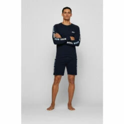 BOSS Blue Contemporary Sweatshirt -BOSS Shop unnamed file 3417