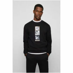 BOSS X Muhammad Ali Black Sweatshirt -BOSS Shop unnamed file 3443