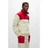BOSS White Fleece Sweatshirt -BOSS Shop unnamed file 3503