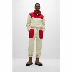 BOSS White Fleece Sweatshirt -BOSS Shop unnamed file 3505