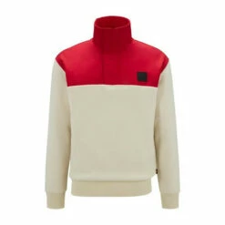 BOSS White Fleece Sweatshirt -BOSS Shop unnamed file 3508