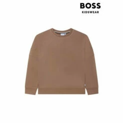 BOSS Beige Logo Sweatshirt -BOSS Shop unnamed file 3568